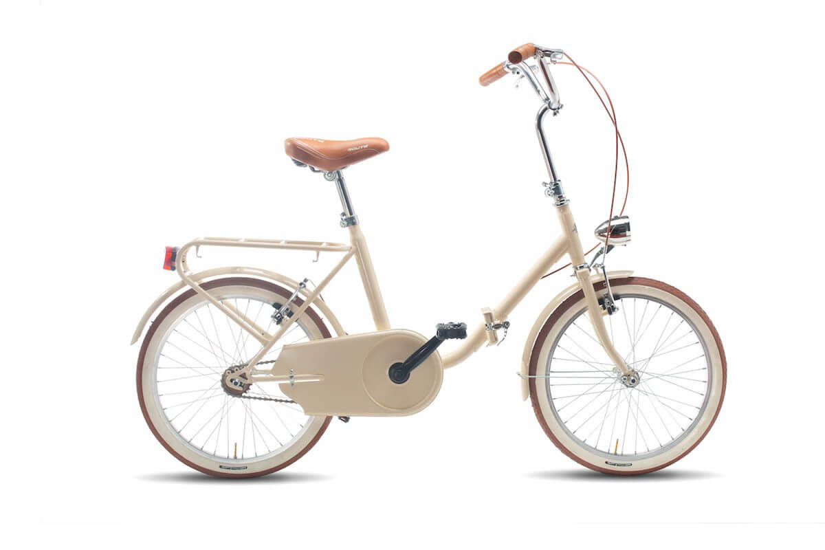 Beixo Crosstown bicicleta plegable con correa de carbono